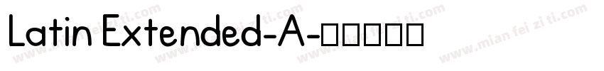 Latin Extended-A字体转换